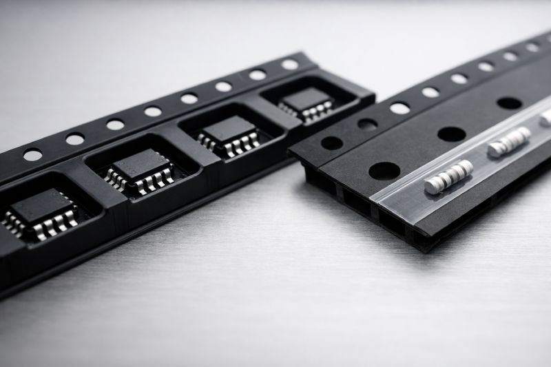 embossed carrier tape vs punched carrier tape structure comparison in SMT packaging